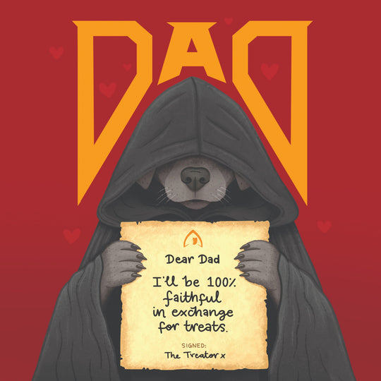 Dog Dad Traitors Card