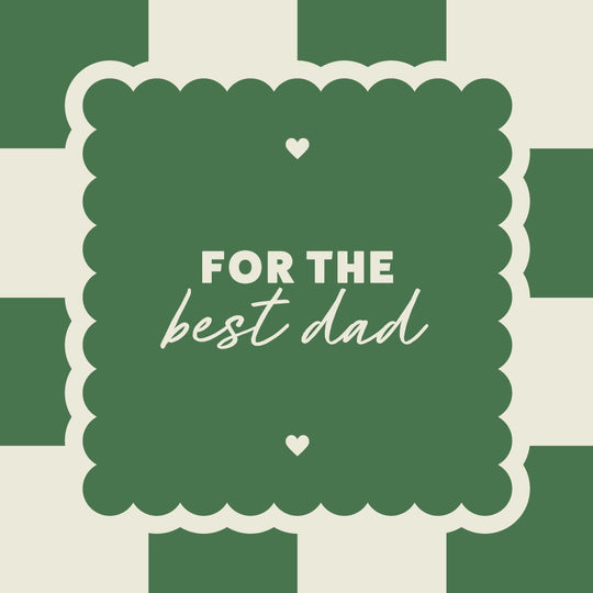 For The Best Dad Modern Design Card