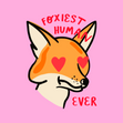 Foxiest Human Ever Confetti-exploding Greetings Card