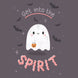 Get Into The Spirit - Cute Ghost Card