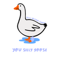 You Silly Goose, Feel Better Soon Confetti-exploding Greetings Card