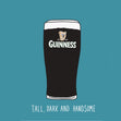 Tall, Dark And Handsome - Guinness-Themed Confetti-exploding Card