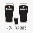 New Parents - Guinness-Themed Confetti-exploding Greetings Card