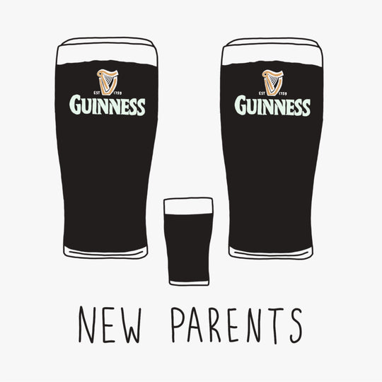 New Parents - Guinness-Themed Card