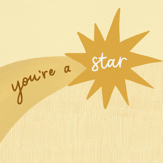 You're A Star Simple Design Card