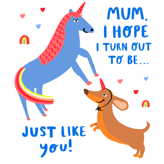 I Turn Out To Be Just Like You - Mother's Day Confetti-exploding Greetings Card