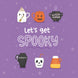 Let's Get Spooky - Cute Halloween Card