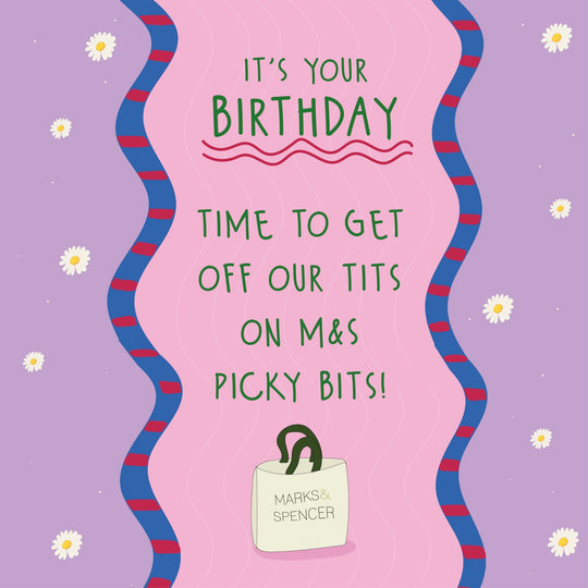 M&S Picky Bits Birthday Card
