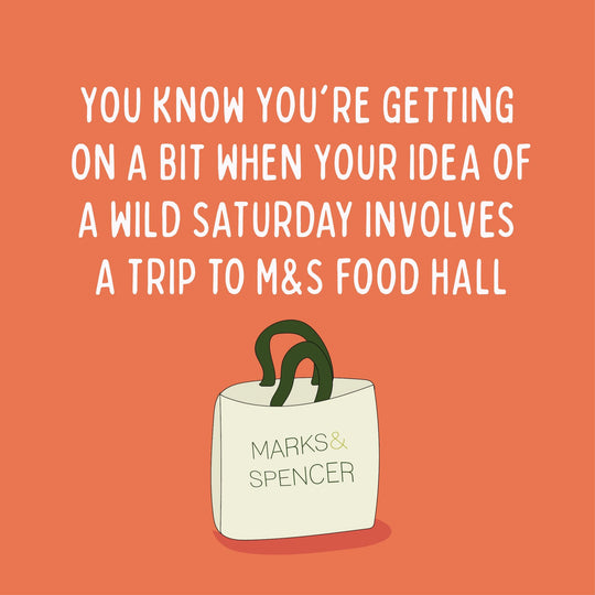 Trip To M&S Food Hall Birthday Card
