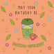 Matcha Birthday Card