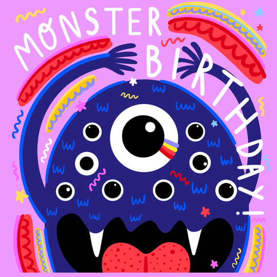 Monster Birthday Card