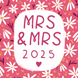 Mrs & Mrs 2025 LGBTQI+ Wedding Card