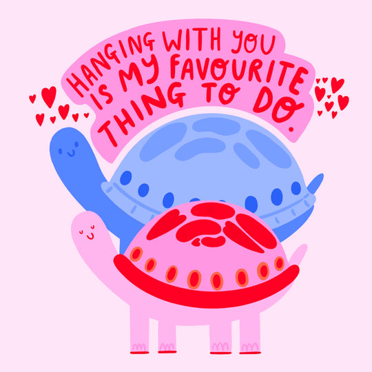 My Favourite Thing To Do - Naughty Turtles Card