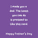 Pretend You Like This Funny Father's Day Card