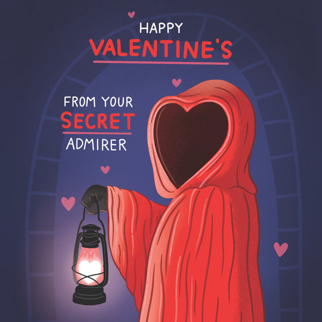 Happy Valentine's Day From Your Secret Admirer Traitors Confetti-exploding Greetings Card