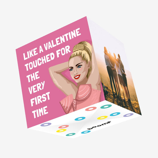 Madonna Like A Virgin Valentine's Day Confetti-exploding Greetings Card
