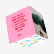 Nothing Nice To Say - Funny Rude Sibling Pink Birthday Confetti-exploding Greetings Card