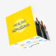 Healing Vibrations Get Well Confetti-exploding Greetings Card