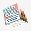 Funny Dialogues Happy 35th Birthday Cousin Confetti-exploding Greetings Card