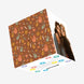 Brown Illustrated Magical Confetti-exploding Greetings Card