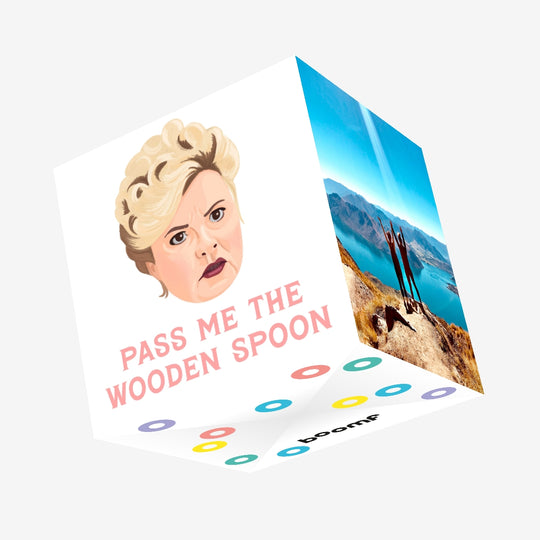 Derry Girls Wooden Spoon Mother's Day Confetti-exploding Greetings Card