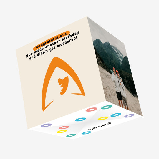 Didn't Get Murdered Traitors Birthday Confetti-exploding Greetings Card