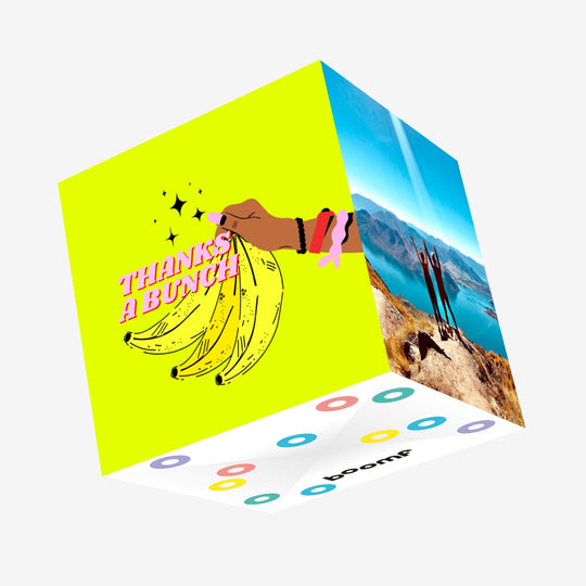 Thanks A Bunch Bananas Confetti-exploding Greetings Card