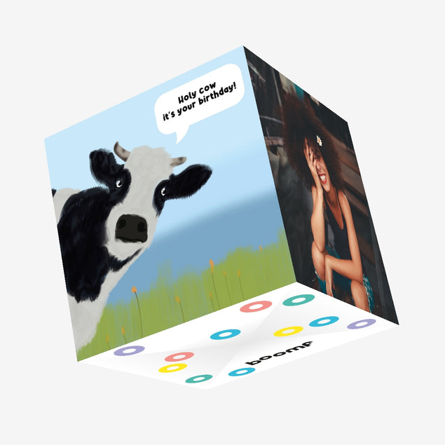 How Cow It's Your Birthday Confetti-exploding Greetings Card