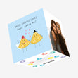 Nacho Average Couple Happy Wedding Day Confetti-exploding Greetings Card