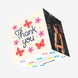 Thank You - Butterflies And Flowers Confetti-exploding Greetings Card
