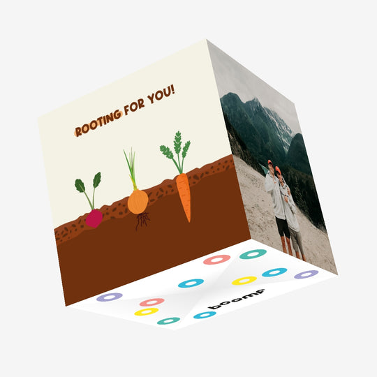 Rooting For You Confetti-exploding Greetings Card