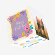 Happy Birthday Flowers And Berries Confetti-exploding Greetings Card