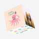 Make A Wish Cute Pink Octopus Birthday Confetti-exploding Greetings Card