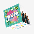 Mum Flowers Confetti-exploding Greetings Card