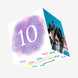 10th Birthday Purple Sky Confetti-exploding Greetings Card