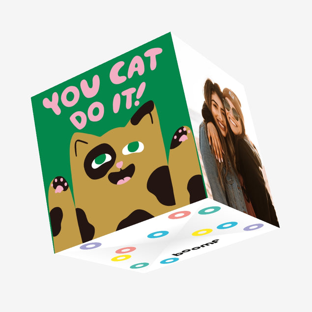 You Cat Do It Confetti-exploding Greetings Card