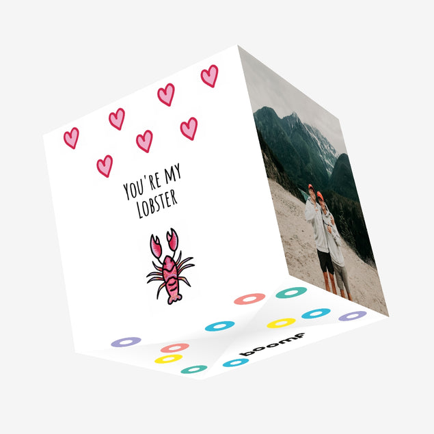 Lobster Love Confetti-exploding Greetings Card