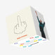Dot To Dot Middle Finger Birthday Confetti-exploding Greetings Card