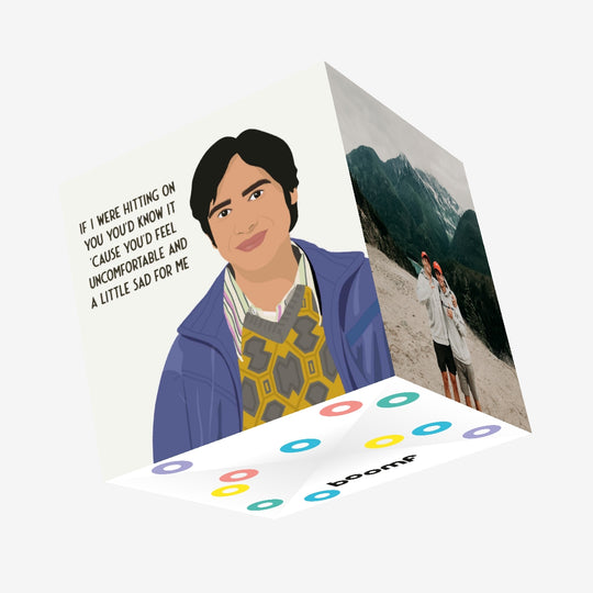Uncomfortable And A Little Sad Big Bang Theory Confetti-exploding Greetings Card