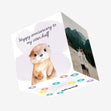 Happy Anniversary To My Otter Half Cute Confetti-exploding Greetings Card
