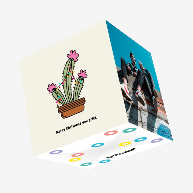 Merry Christmas You Pr*ck Rude Christmas Confetti-exploding Greetings Card