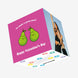 We Make A Great Pear Valentine's Day Confetti-exploding Greetings Card