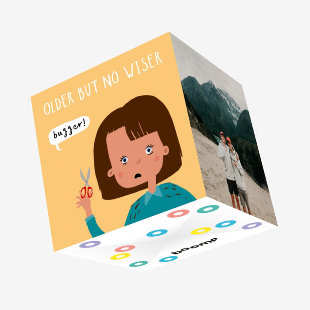 Older But No Wiser Funny Birthday Confetti-exploding Greetings Card