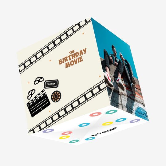 The Birthday Movie Confetti-exploding Greetings Card
