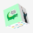 Crikey! That's Whoppin' Great News Congratulations Confetti-exploding Greetings Card