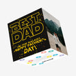 Best Dad In The Galaxy Father's Day Star Wars Themed Confetti-exploding Greetings Card