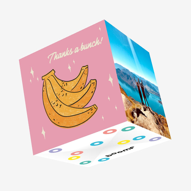 Thanks A Bunch Banana Confetti-exploding Greetings Card