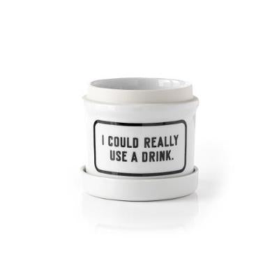 'I could really use a Drink' Planter and Seedball Set