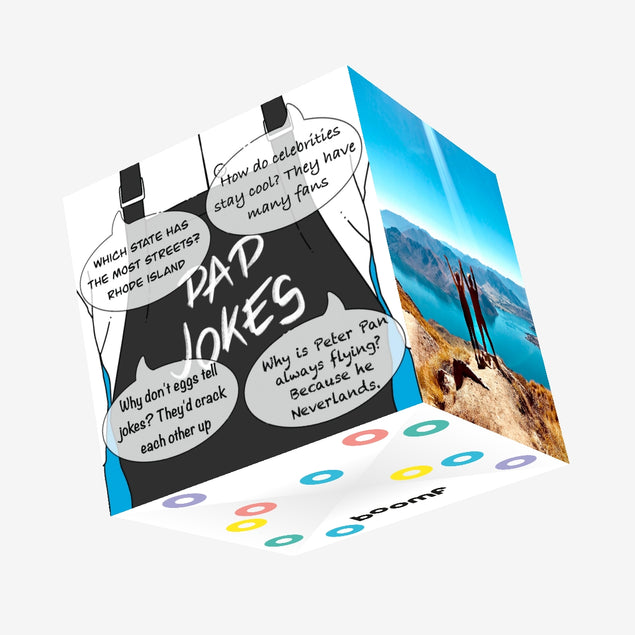 Dad Jokes Confetti-exploding Greetings Card