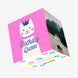 Birthday Queen Cat Pink Confetti-exploding Greetings Card